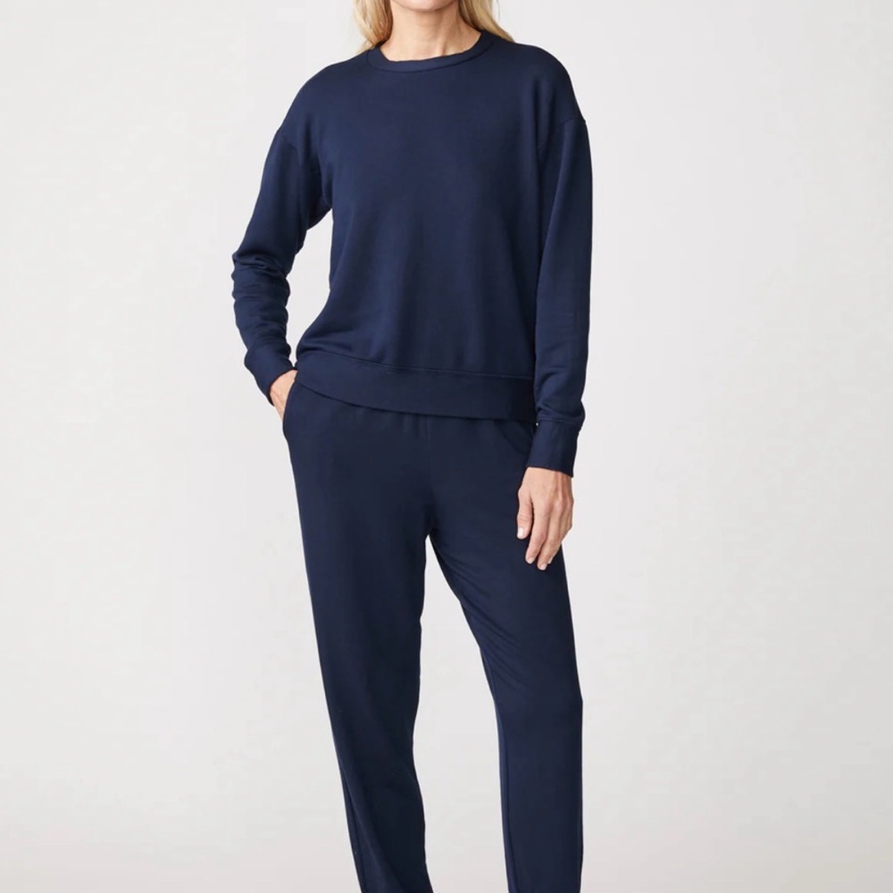 Stateside Navy Softest Fleece Joggers